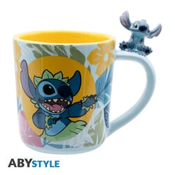 Mug 3D AbyStyle - Lilo et Stitch - Anse Stitch hawaïen - 460 ml