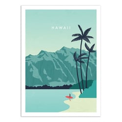 Affiche 50 x 70 cm - Hawaii