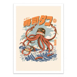 Affiche 30 x 40 cm - Tako Sushi