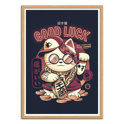 Affiche 50 x 70 cm - Maneki neko