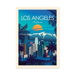 Affiche 50 x 70 cm - Los Angeles
