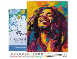 Peinture au numéro Figured'Art - Street Art Reggae - 40 x 50 cm