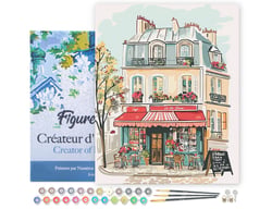 Peinture au numéro Figured'Art - 40 x 50 cm - Café La vie douce