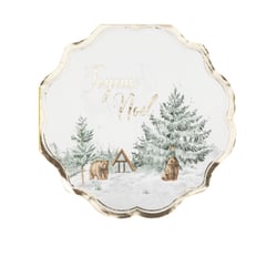 Serviettes Artyfêtes - "Joyeux Noël" Let it snow