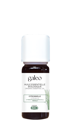 Citronelle - Huile essentielle bio AB - Galeo