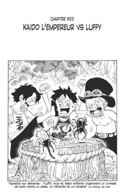 One Piece édition originale - Chapitre 923 - Kaido l'Empereur VS Luffy