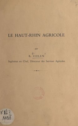 Le Haut-Rhin agricole