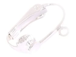 Boucles d'oreilles clips Ø 4 mm Créalia - Argenté