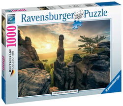 Puzzle 1000 pièces - Monolithe, Montagnes de grès de l'Elbe
