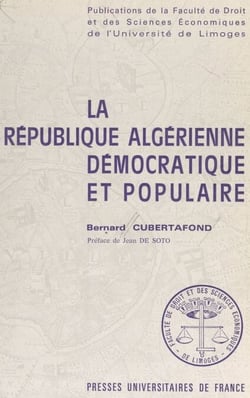 La république algérienne démocratique et populaire