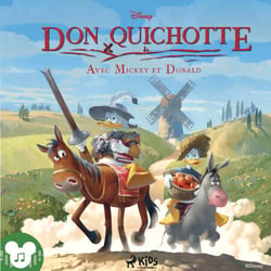 Disney Don Quichotte avec Mickey et Donald