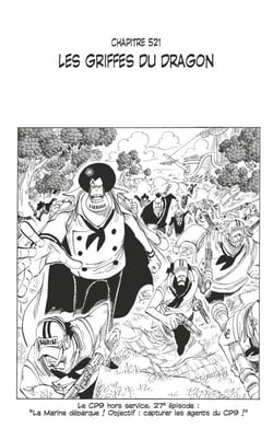 One Piece édition originale - Chapitre 521 - Les griffes du dragon