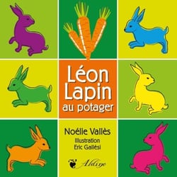 Léon lapin au potager