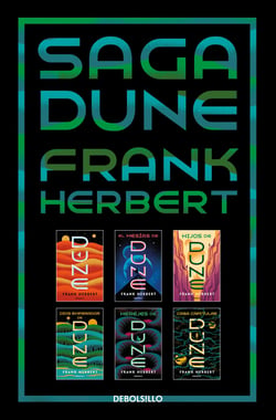 Saga Dune 1-6. La mayor epopeya de todos los tiempos - (edición estuche con: Dune | El mesías de Dune | Hijos de Dune | Dios emperador de Dune | Herejes de Dune | Casa capitular Dune)