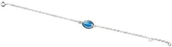 Bracelet  avec médaille Miraculeuse émail verre grand feu