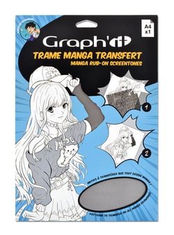 Graph'it Trame Transfer Manga - Laine A4