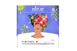 Peinture au numéro Oz International - Enjoy Art - Flower Power Frida - 30 x 30 cm