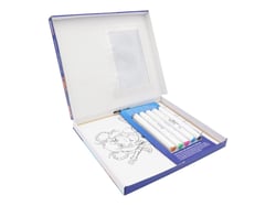 Coffret feutres marqueurs alcool pointe double Go Manga - Couleurs assorties - My hero Lisa