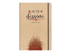 JE TE DESSINE SUR LE VIF - CARNET DE CROQUIS