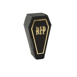 Lot de 8 contenants - Cercueil RIP - Noir et or 