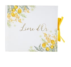 Livre d'or Mimosa - 22 x 19,5 cm - 68 pages 