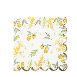 16 serviettes Mimosa - 33 x 33 cm - 3 plis       