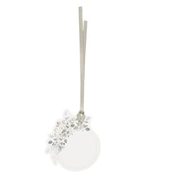 Lot de 8 étiquettes Artyfêtes - Jardin Botanique - Vert sauge et blanc - 5 x 5,5 cm