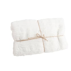 Chemin de table Artyfêtes - Cheesecloth - Blanc - 90 cm x 3 m