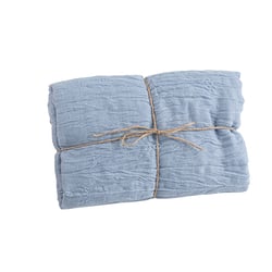 Chemin de table Artyfêtes - Cheesecloth - Ciel - 90 cm x 3 m