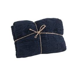 Chemin de table Artyfêtes - Cheesecloth - Marine - 90 cm x 3 m