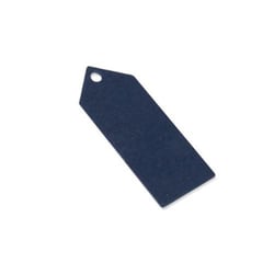 24 étiquettes perforées - bleu - 5x 2 cm