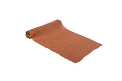 Chemin de table mousseline - Terre de sienne