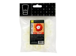 Lot de 12 petites roses azyme Patisdécor - Blanc -⌀ 4 cm - 18 g