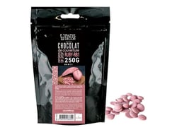 Patisdécor - Chocolat de Couverture Ruby 47,3% 250 g - Les Secrets du Chef