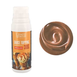 Flacon de sauce topping Patisdecor - Spéculoos - 300g