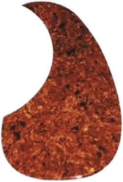 Yellow Parts EZ1111T - Pickguard guitare folk - Ecaille 