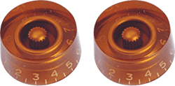 Yellow Parts EZ1219A - Boutons de réglage pour guitare LP - Ambre