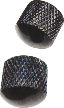 Yellow Parts EZ1223B - Boutons de réglage en métal Fender Style - Noir