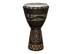 CC HS - DJEMBE SLAMMER 8" NOIR SCULPTE