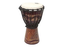Tanga Slammer DA40-8T - Djembé - 8" - rouge sculpté