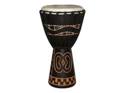 Tanga Slammer DA65-7G - Djembé - 14" - acajou indonésien - noir