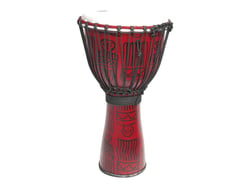 CC HS - DJEMBE FIBRE 9,5" ROUGE SARONG