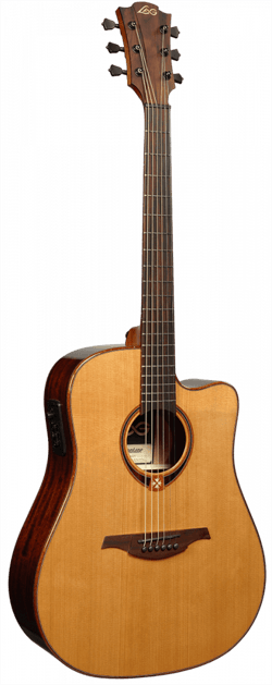 Lâg Tramontane 118 - Guitare électroacoustique - Dreadnought Cutaway - Natural