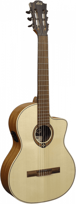 Lâg Occitania 88 - Guitare classique électroacoustique - Cutaway - Natural 