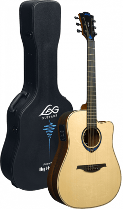 Lâg Tramontane Hyvibe 30 - Guitare folk électroacoustique - Dreadnought - Glossy