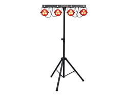 Algam Lightning Stage Bar - Projecteur LED sur pied et pédalier - 4 têtes