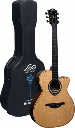 Lâg HyVibe 30 - Guitare folk électroacoustique - Auditorium - Naturel