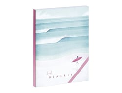 Carnet Blue Art - 10,5 x 13,9 cm - Henry Rivers Biarritz - 192 pages lignées