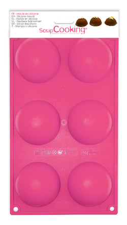Moule Silicone 2 Demi-sphères Pour Chocolat, Glaçons, Desserts - 24 Cavités, Qualité Alimentaire