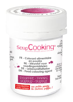Colorant alimentaire en poudre ScrapCooking®- Pourpre - 5 g
